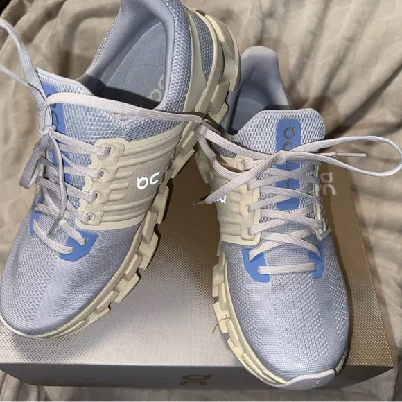 On Running Sneakers Cloudswift 3 AD - size 8 - Heather and cream - NEW IN BOX - Picture 10 of 16